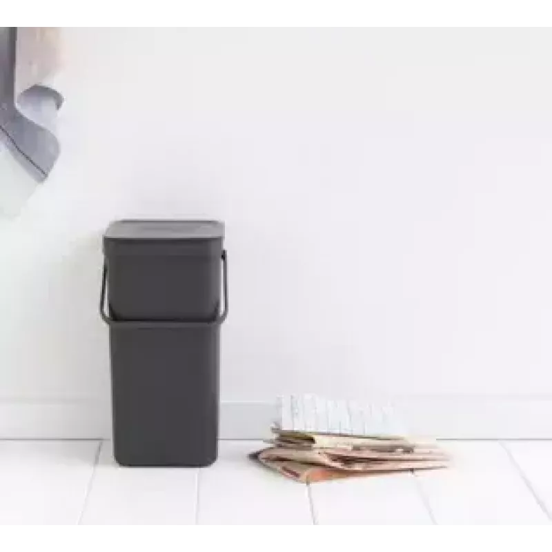 Šiukšliadėžė Brabantia 109966 16L stačiakampė pilka