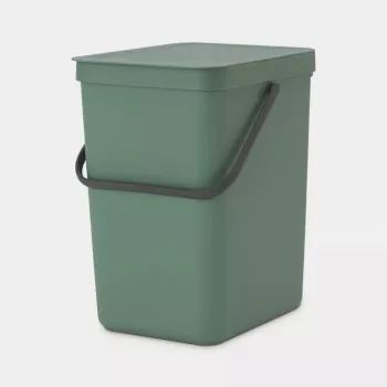 Brabantia 129964 25L stačiakampė plastikinė šiukšliadėžė žalia