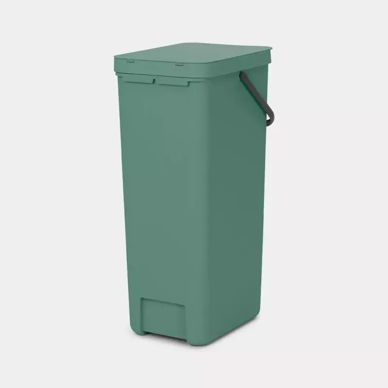 Brabantia Sort & Go 40 L stačiakampė žalia šiukšliadėžė rūšiavimui