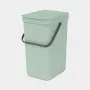 Šiukšlių dėžė BRABANTIA Sort & Go 12 L 1 krepšelis Žalia 200×249×351 mm