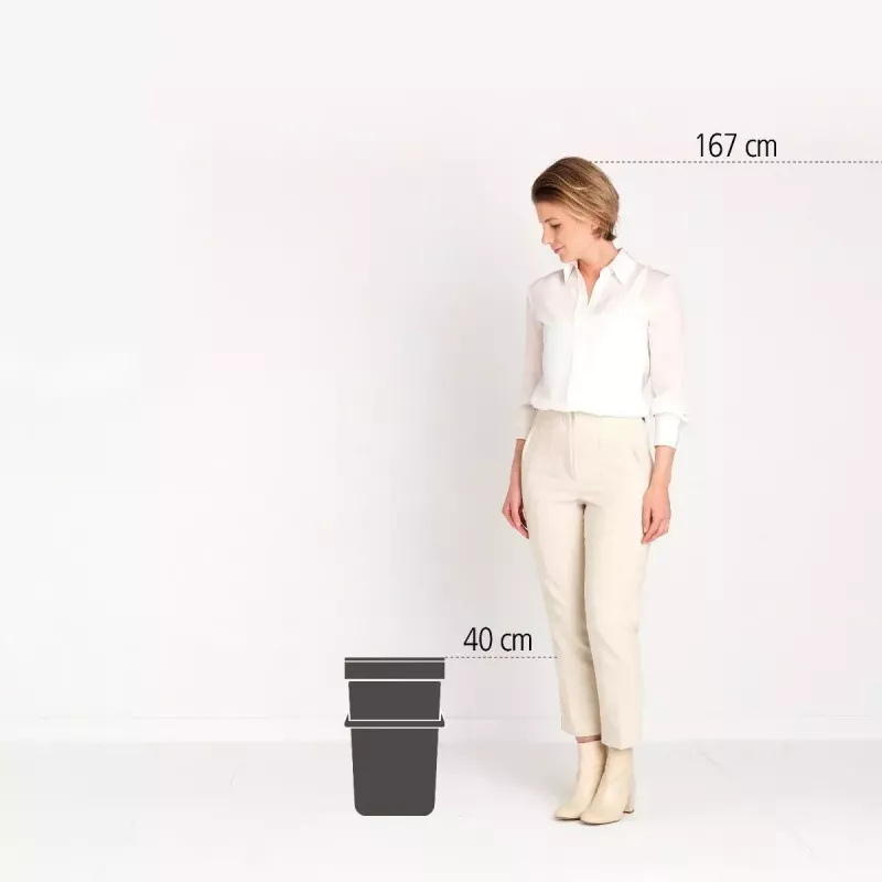 Brabantia Sort & Go 25 L žalias šiukšlių konteineris 265x340x400 mm