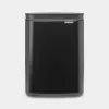 Šiukšlių dėžė Brabantia Bo 4 L stačiakampė, plieninis korpusas, juoda, 200×172×272 mm