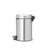 Šiukšlių kibiras Brabantia newIcon Round Brushed steel