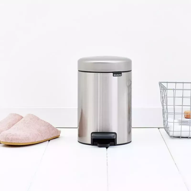 Šiukšlių kibiras Brabantia newIcon Round Brushed steel