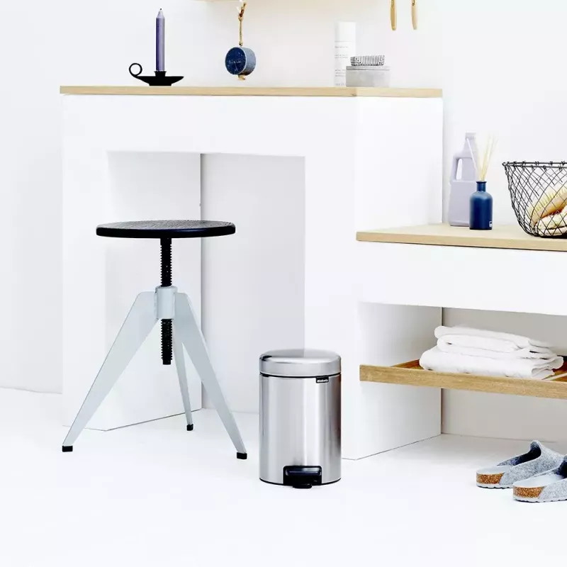 Šiukšlių kibiras Brabantia newIcon Round Brushed steel