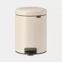 Brabantia NewIcon 5 L apvali šiukšliadėžė smėlio spalvos