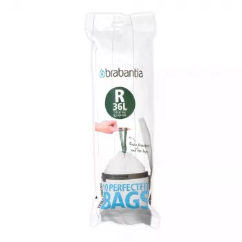 Brabantia 115622 šiukšlių maišas 36 L baltas