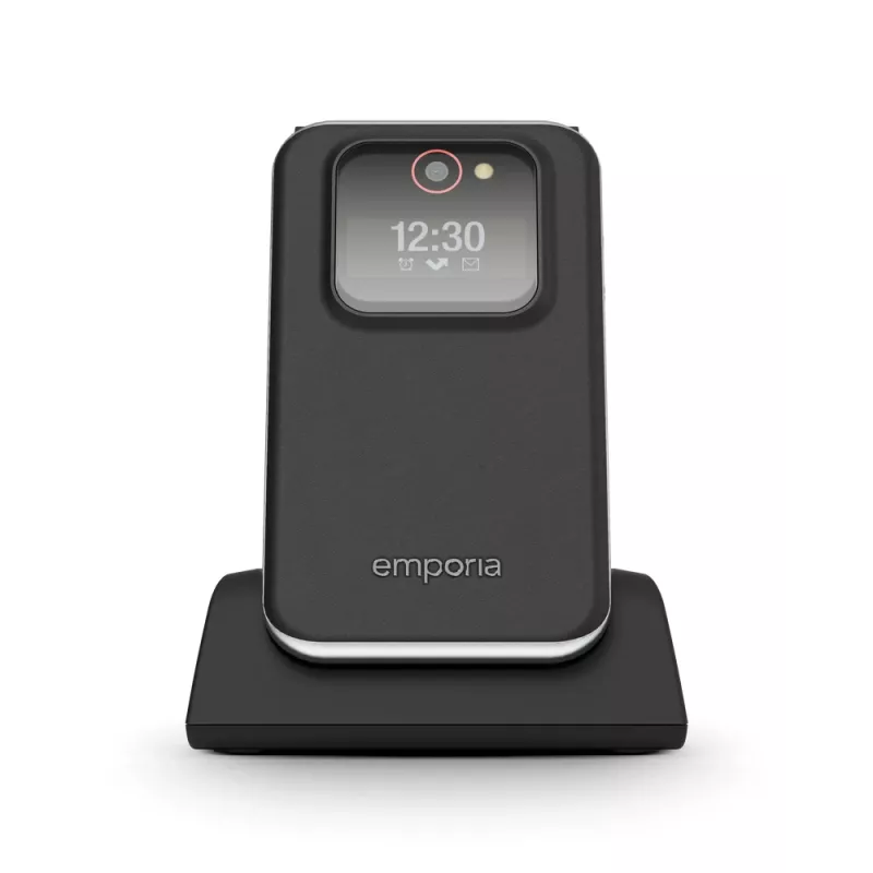 Emporia JOY 7.11 cm (2.8 colio) 113 g Juoda Įėjimo lygio telefonas