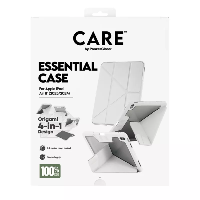PanzerGlass CARE™ by Essential Case Light Grey iPad Air 11 col. (2024-2026) apsauginis dėklas