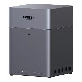 UGREEN NAS DH4300 Plus 4 skyriai 120TB su 2.5GbE ir USB-C