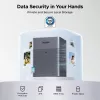 UGREEN NAS DH4300 Plus 4 skyriai 120TB su 2.5GbE ir USB-C