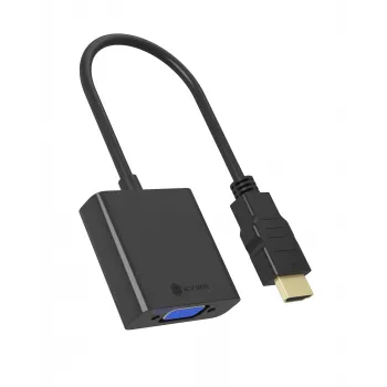 Adapteris HDMI į VGA icybox IB-AC502a — HDMI A (vyriškas) į VGA (moteriškas)