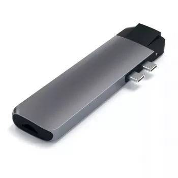 Satechi ST-TCPHEM Thunderbolt 3 dokas nešiojamam kompiuteriui, pilka