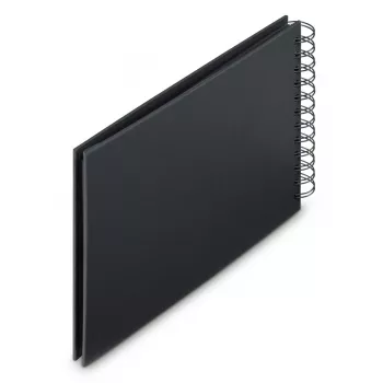 Hama 00009833 nuotraukų albumas, juodas, 50 lapų, 10x15 cm, spiralinis įrišimas