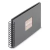 Hama 00009839 nuotraukų albumas pilkas 50 lapų 10x15 spiralinis įrišimas