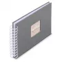 Hama 00009836 fotoalbumas pilkas 50 lapų 10x15 spiralinis įrišimas