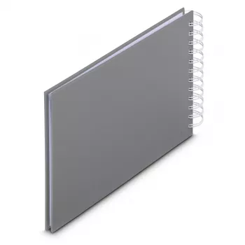 Hama 00009836 fotoalbumas pilkas 50 lapų 10x15 spiralinis įrišimas