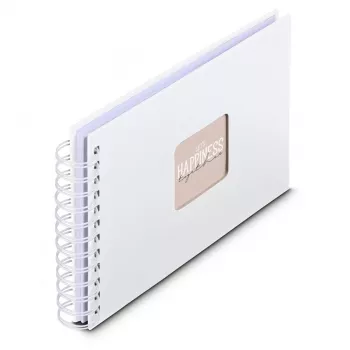 Hama 00009842 fotoalbumas Baltas 50 lapų 10x15 cm spiralinis įrišimas