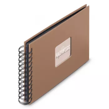 Hama 00009851 nuotraukų albumas Ruda 50 lapų 10x15 spiralinis įrišimas