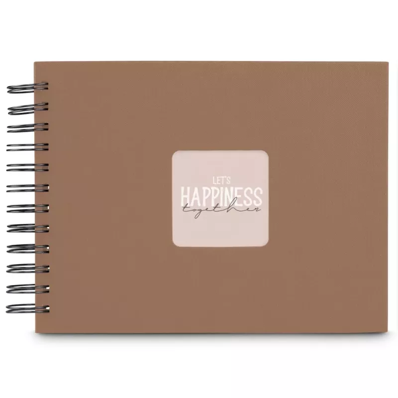 Hama 00009851 nuotraukų albumas Ruda 50 lapų 10x15 spiralinis įrišimas