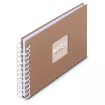 Hama 00009848 fotoalbumas Brown 50 lapų 10x15 spiralinis įrišimas