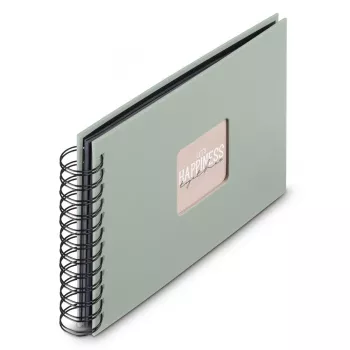 Hama 00009869 fotoalbumas, žalias, spiralinis įrišimas, 50 lapų