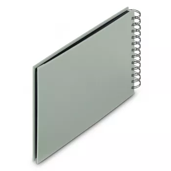 Hama 00009869 fotoalbumas, žalias, spiralinis įrišimas, 50 lapų