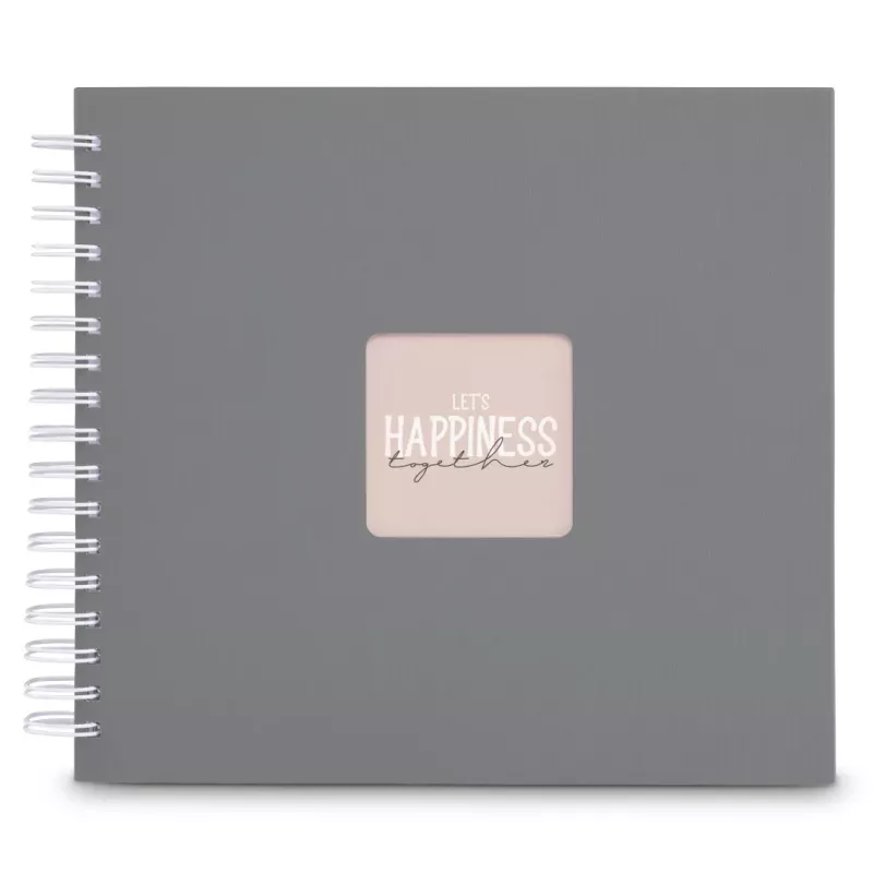 Hama 00009837 fotoalbumas pilka 50 lapų 10x15 spiralinis įrišimas