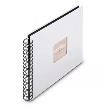 Hama 00009846 nuotraukų albumas Baltas 100 lapų 10x15 spiralinis įrišimas