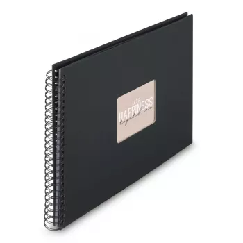 Hama 00009835 fotoalbumas juodas 300 lapų 10x15 spiralinis įrišimas