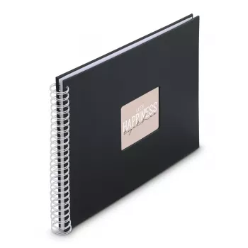 Hama Fine Art Black fotoalbumas 300 lapų 10x15 cm spiralinis įrišimas