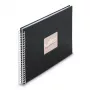Hama Fine Art Black fotoalbumas 300 lapų 10x15 cm spiralinis įrišimas