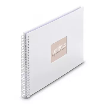 Hama Fine Art White nuotraukų albumas 300 lapų 10x15 cm spiralinis įrišimas