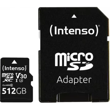 Intenso 512GB MicroSDXC atminties kortelė UHS-I Class 10 3433493