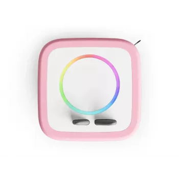 Muzikinė dėžutė su garso grotuvu vaikams tonies Toniebox 2 Cloud Pink