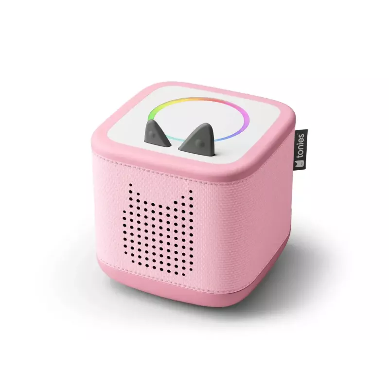 Muzikinė dėžutė su garso grotuvu vaikams tonies Toniebox 2 Cloud Pink