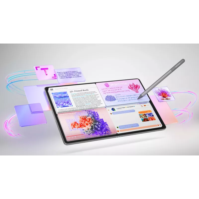 Planšetinis kompiuteris Lenovo Idea Tab Plus, 12.1 colio, MediaTek, 256 GB, 8 GB RAM, Android 15, pilka