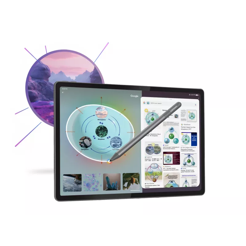 Planšetinis kompiuteris Lenovo Idea Tab Plus, 12.1 colio, MediaTek, 256 GB, 8 GB RAM, Android 15, pilka