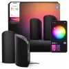 Sieninis šviestuvas Philips Hue Play wall washer — LED 1035 lm, daugiaspalvis, juodas, aliuminis/sintetika, 100–240 V