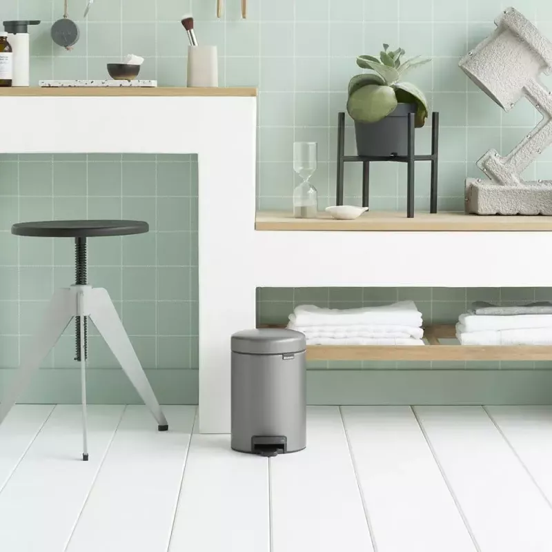 Šiukšliadėžė Brabantia 113246 3 L apvali Platinum