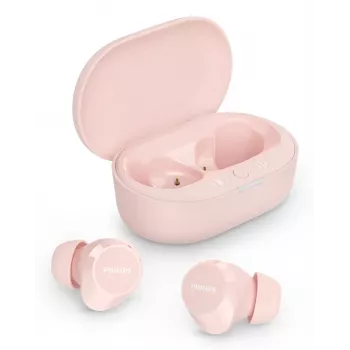 Philips TAT1209PK/00 belaidės ausinės TWS į ausis, skambučiams/muzikai, Bluetooth, rožinės spalvos