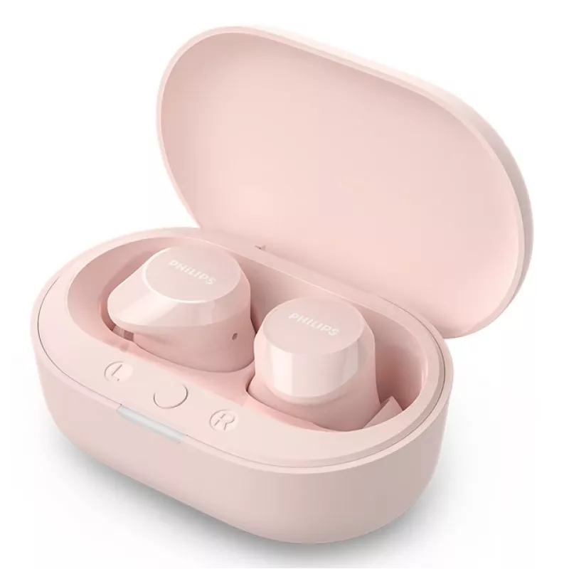 Philips TAT1209PK/00 belaidės ausinės TWS į ausis, skambučiams/muzikai, Bluetooth, rožinės spalvos