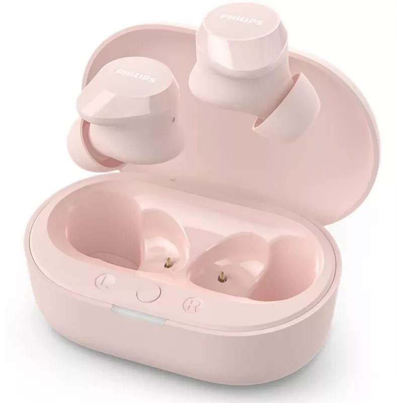 Philips TAT1209PK/00 belaidės ausinės TWS į ausis, skambučiams/muzikai, Bluetooth, rožinės spalvos