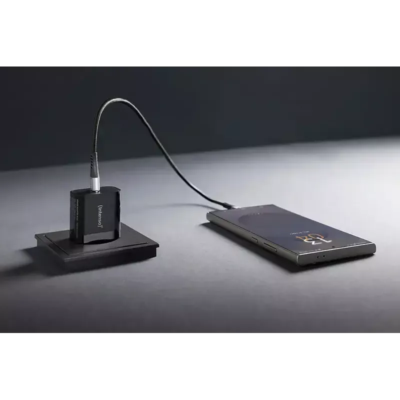 Maitinimo adapteris Intenso W20C 20 W USB-C juodas