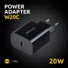 Maitinimo adapteris Intenso W20C 20 W USB-C juodas