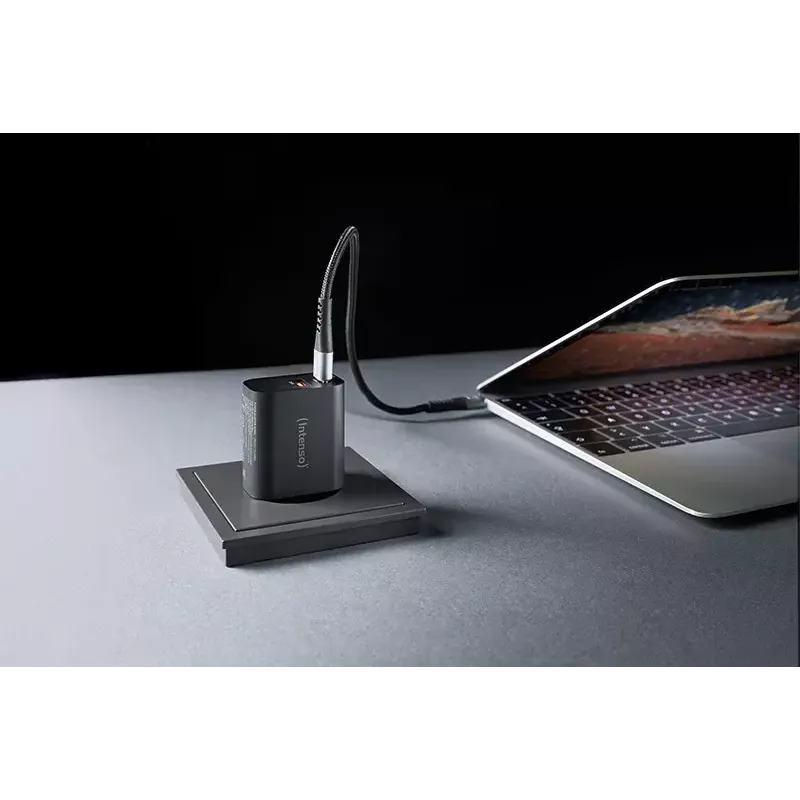Maitinimo adapteris Intenso W30AC 30 W USB-A USB-C juodas