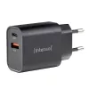 Maitinimo adapteris Intenso W30AC 30 W USB-A USB-C juodas