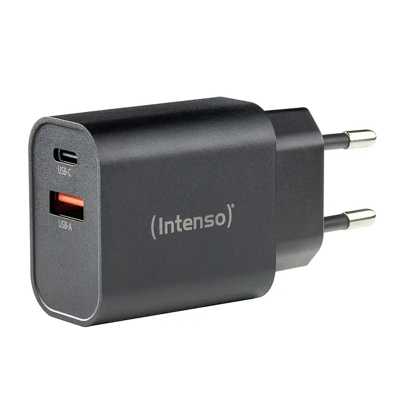 Maitinimo adapteris Intenso W30AC 30 W USB-A USB-C juodas