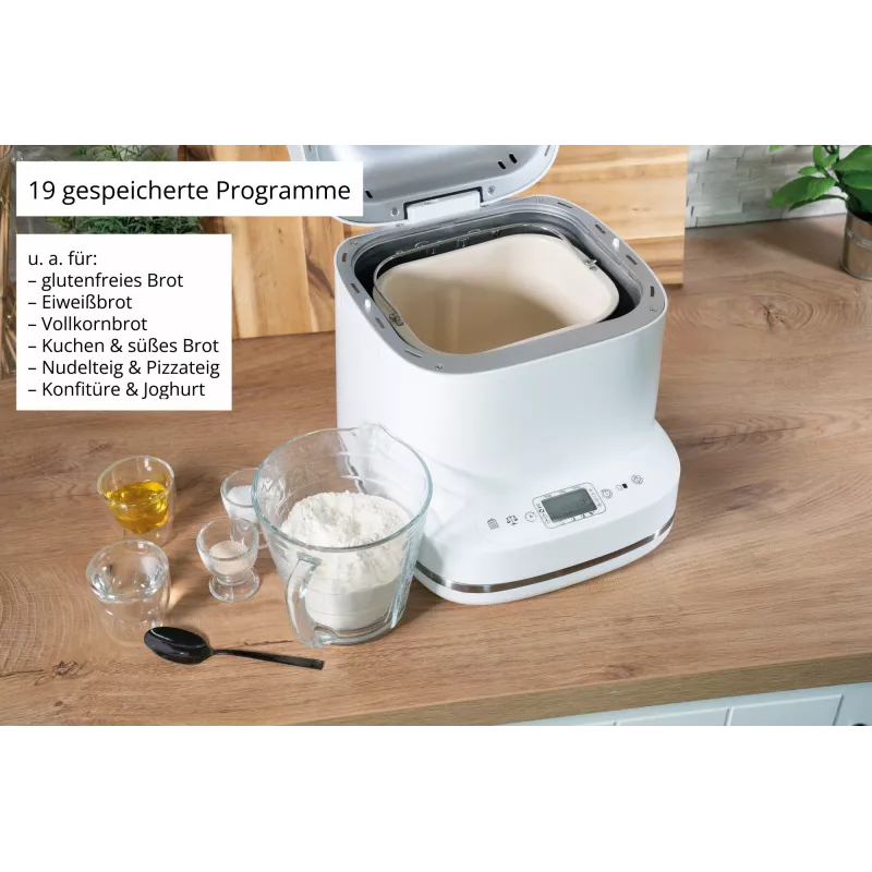 Duonkepė Unold Esge Backmeister Bernd 68120 — 550 W, 1 kg, balta, plastikinis korpusas