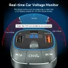 Automobilinis įkroviklis Vention 3-Port USB (USB-C + 2× USB-A) 30W/18W/5W juodas